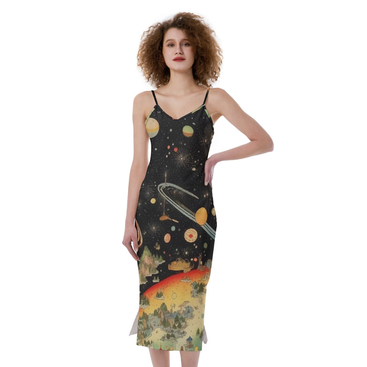 All-Over Print Women's Cami Dress