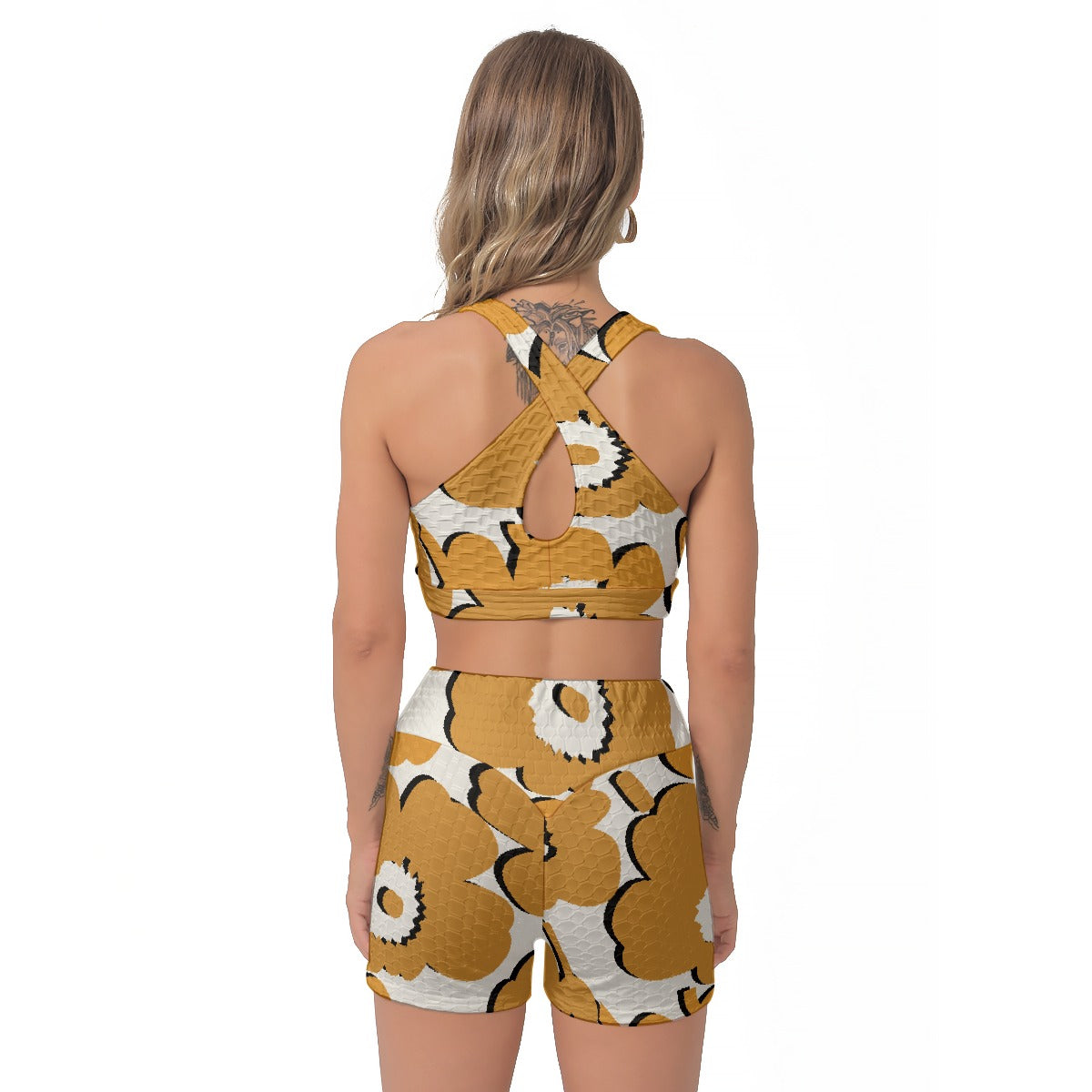 All-Over Print Women's Sports Bra Suit