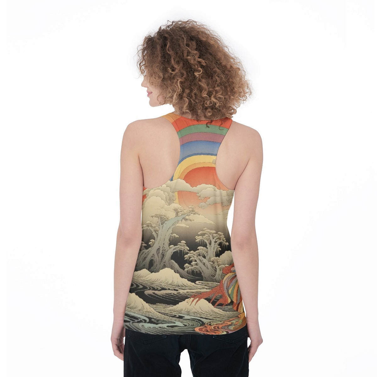 All-Over Print Women's Racerback Tank Top