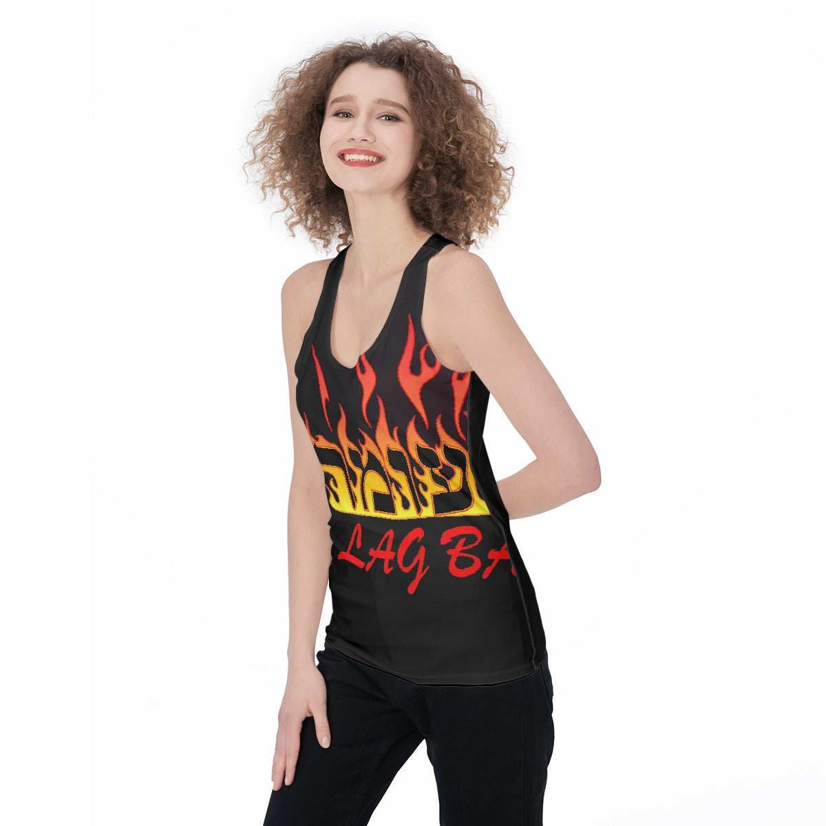 All-Over Print Women's Racerback Tank Top