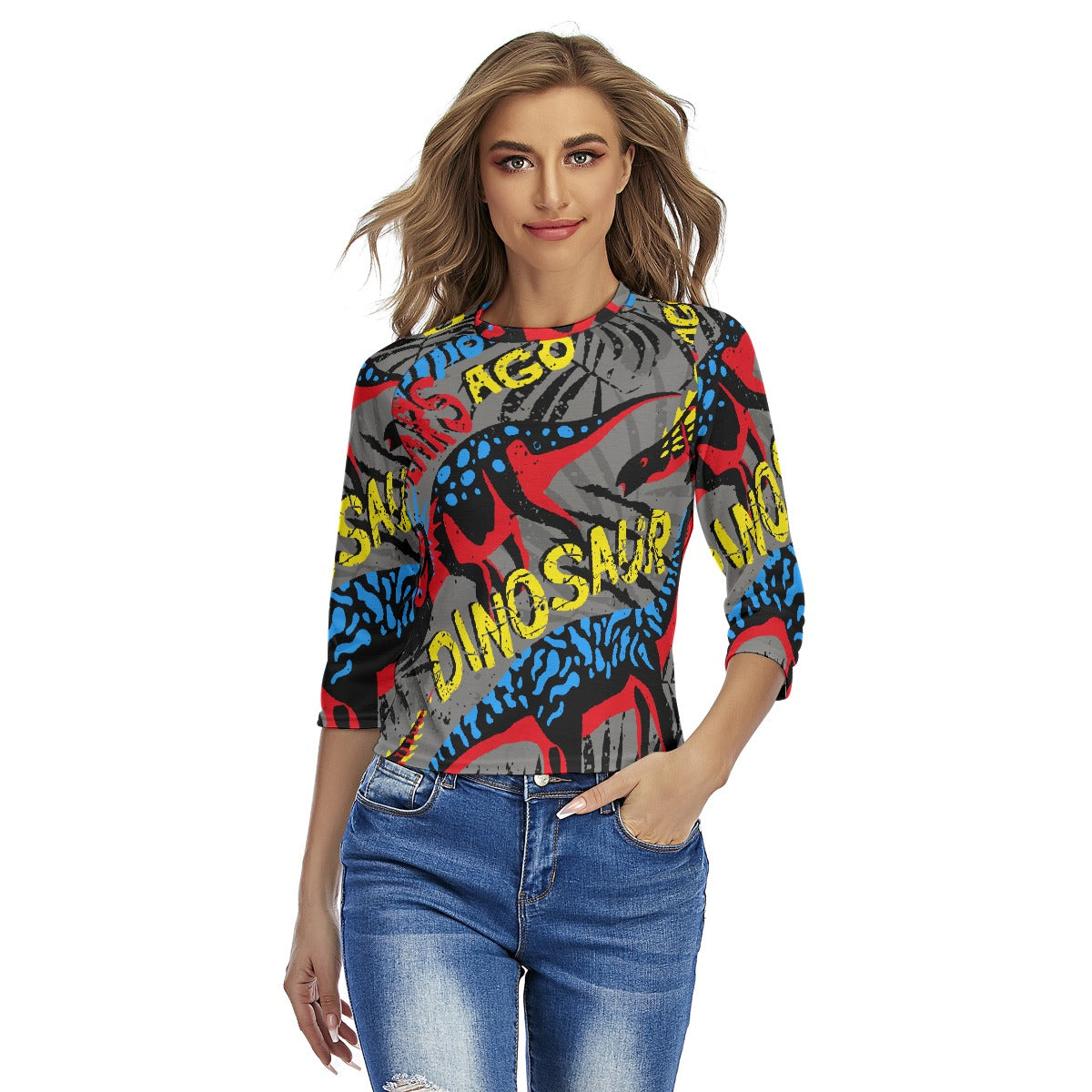 All-Over Print Women's Raglan Sleeves T-shirts
