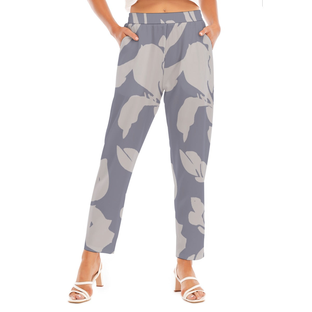 All-Over Print Women's Loose Straight-leg Pants