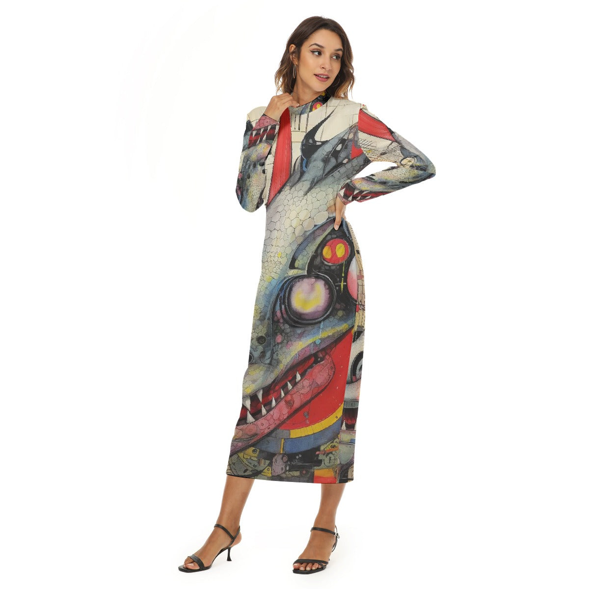 All-Over Print Women's Hip Dress