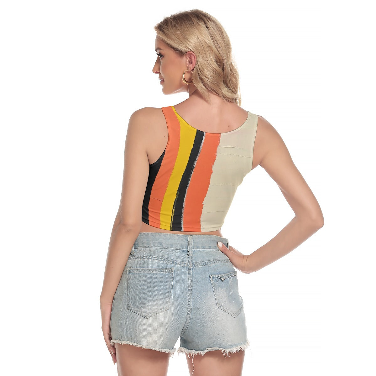 All-Over Print Women's Sport Crop Tank Top