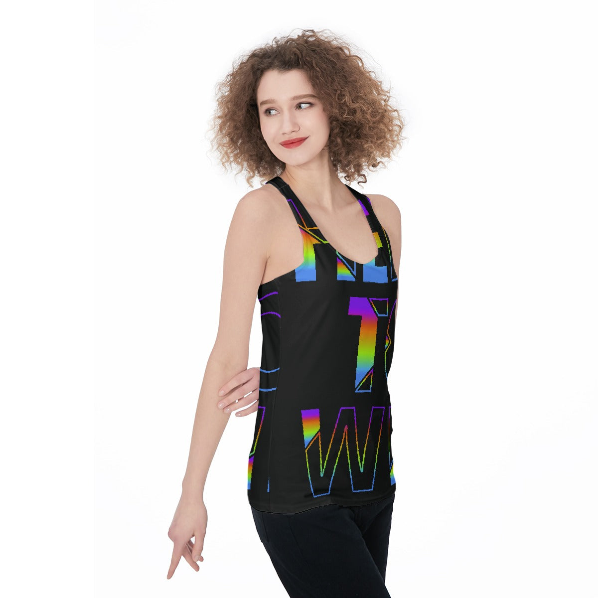 All-Over Print Women's Racerback Tank Top