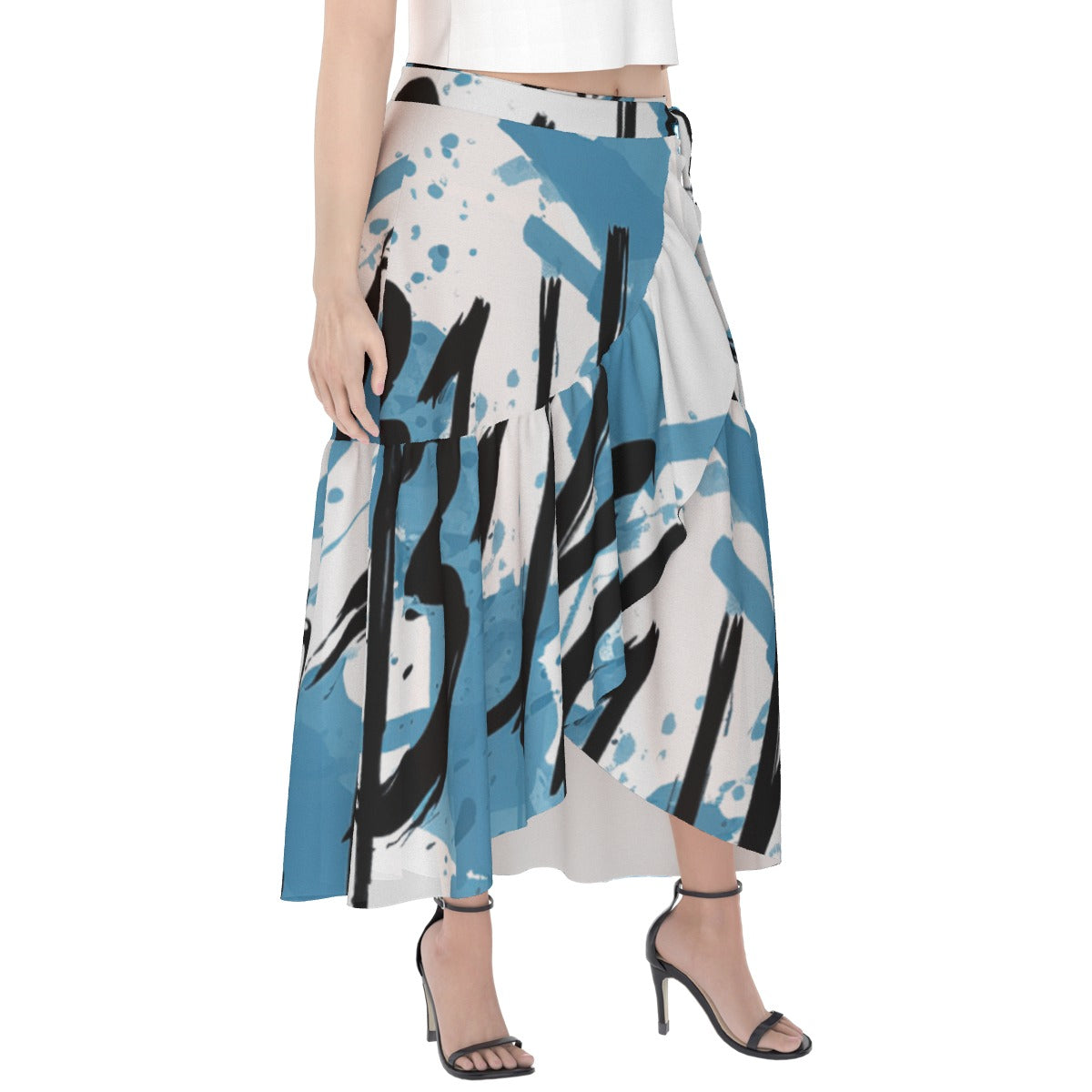 All-Over Print Women's Wrap Skirt