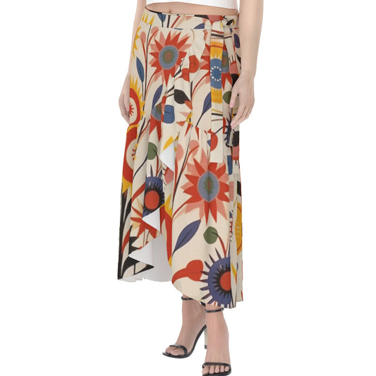All-Over Print Women's Wrap Skirt