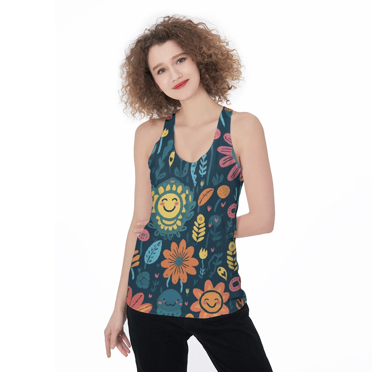 All-Over Print Women's Racerback Tank Top