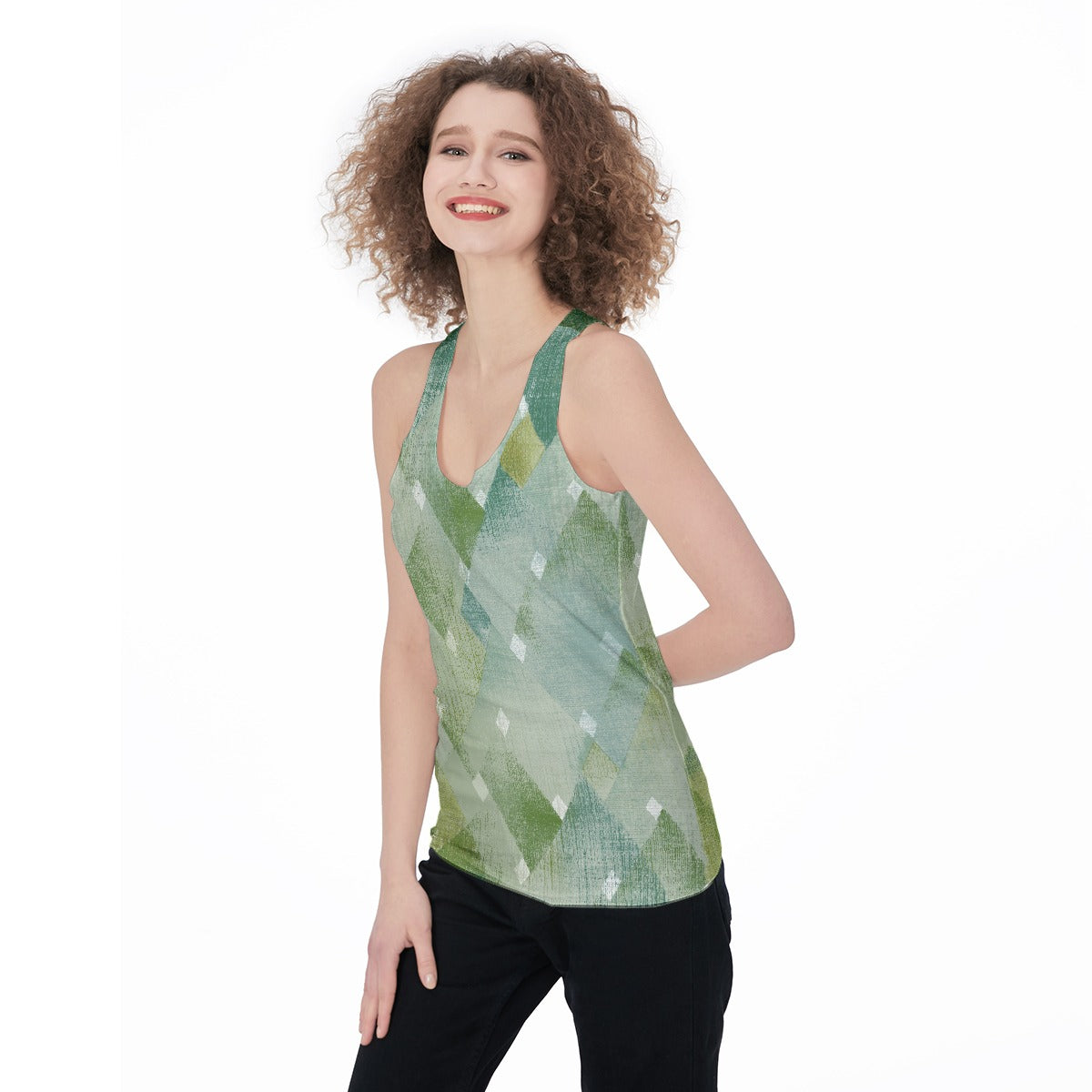All-Over Print Women's Racerback Tank Top