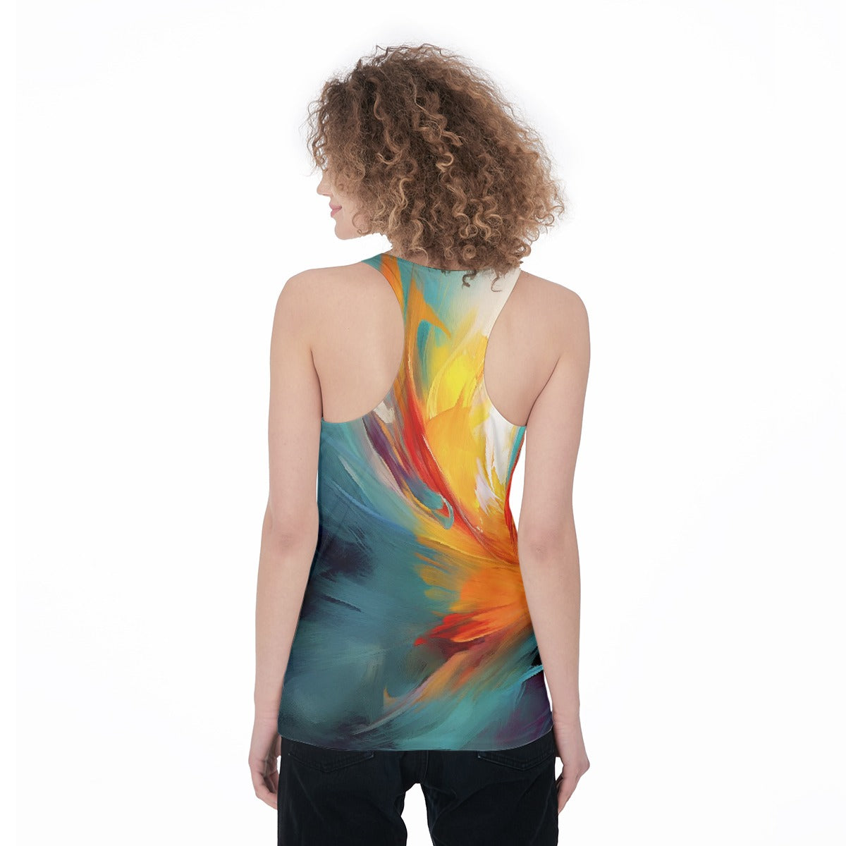 All-Over Print Women's Racerback Tank Top