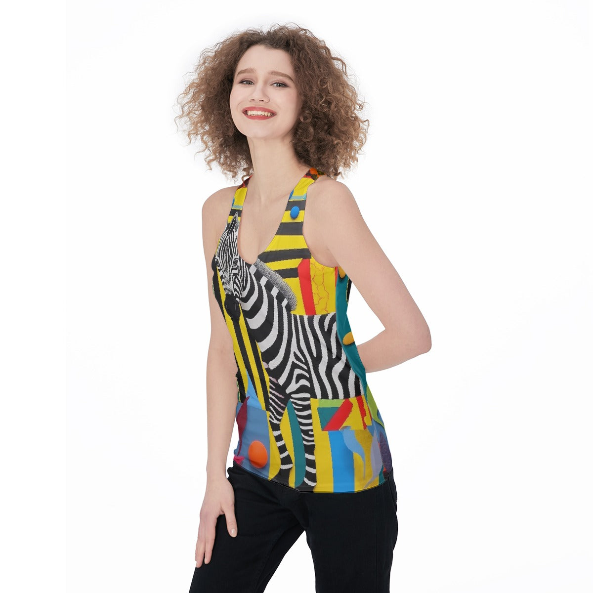 All-Over Print Women's Racerback Tank Top