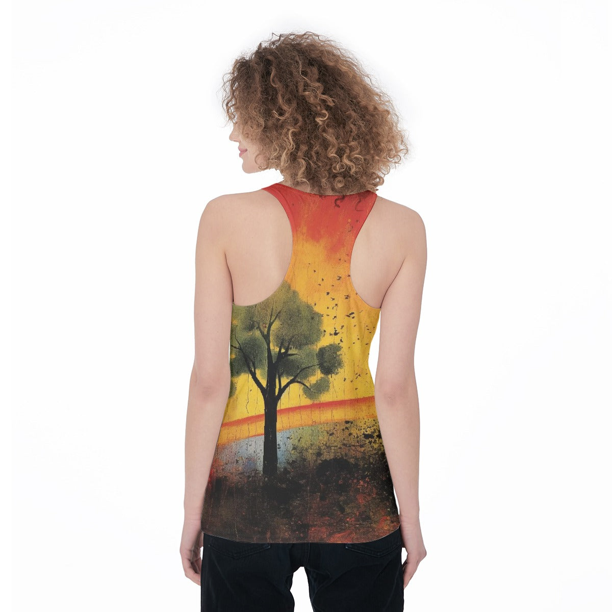 All-Over Print Women's Racerback Tank Top