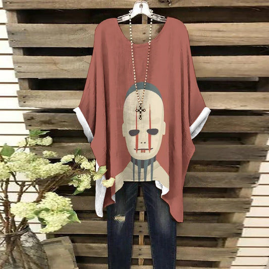 All-Over Print Women's Bat Sleeve Shirt