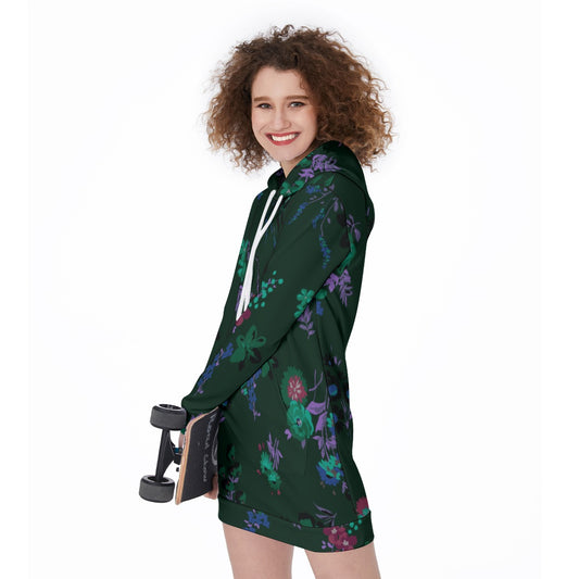 All-Over Print Women's Long Hoodie