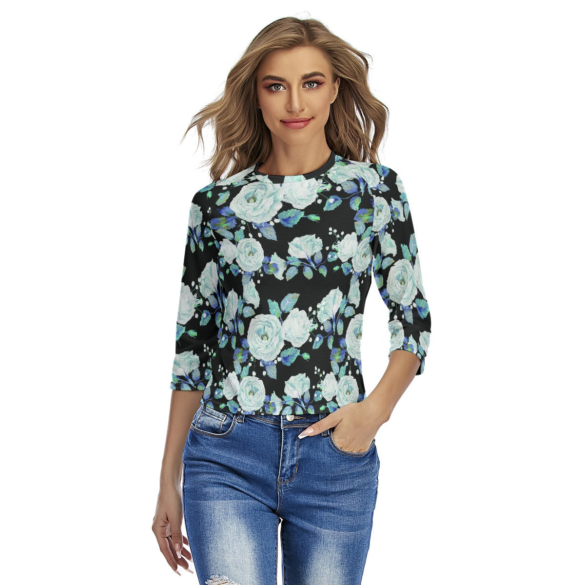 All-Over Print Women's Raglan Sleeves T-shirts