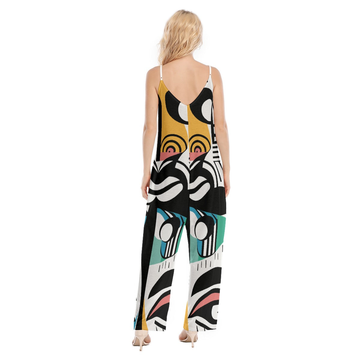 All-Over Print Women's Loose Cami Jumpsuit