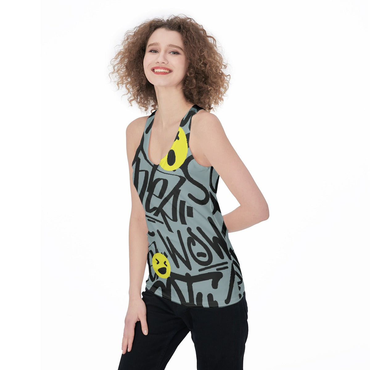 All-Over Print Women's Racerback Tank Top