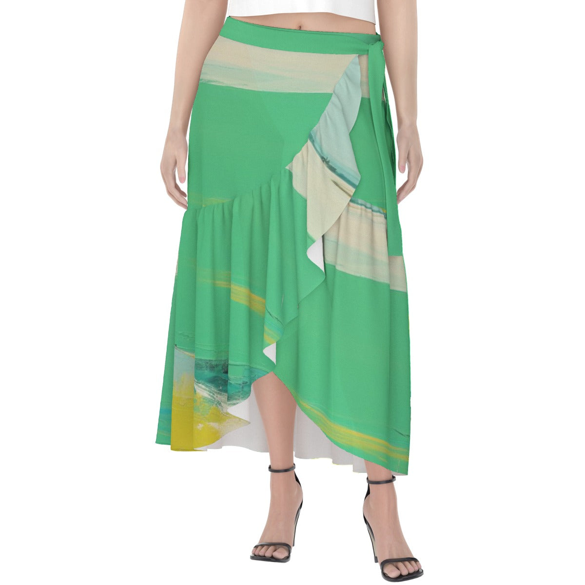 All-Over Print Women's Wrap Skirt