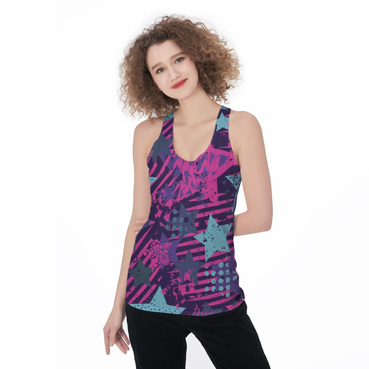 All-Over Print Women's Racerback Tank Top