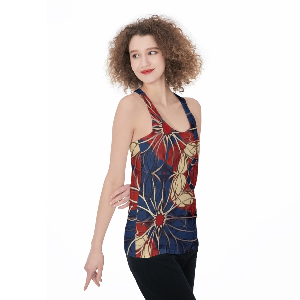 All-Over Print Women's Racerback Tank Top