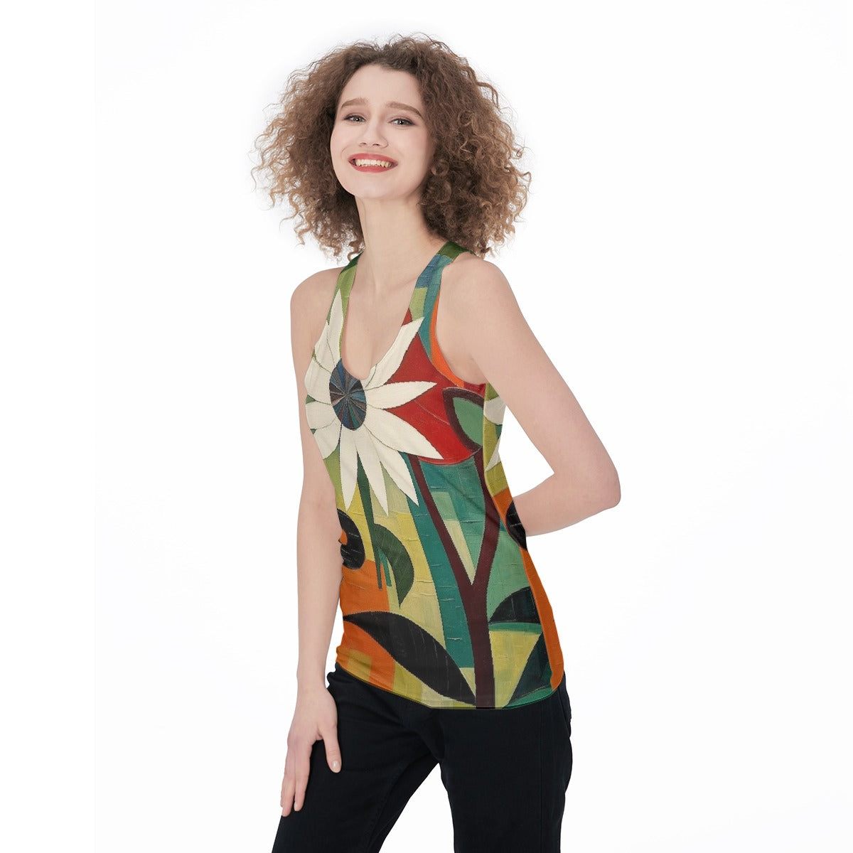 All-Over Print Women's Racerback Tank Top