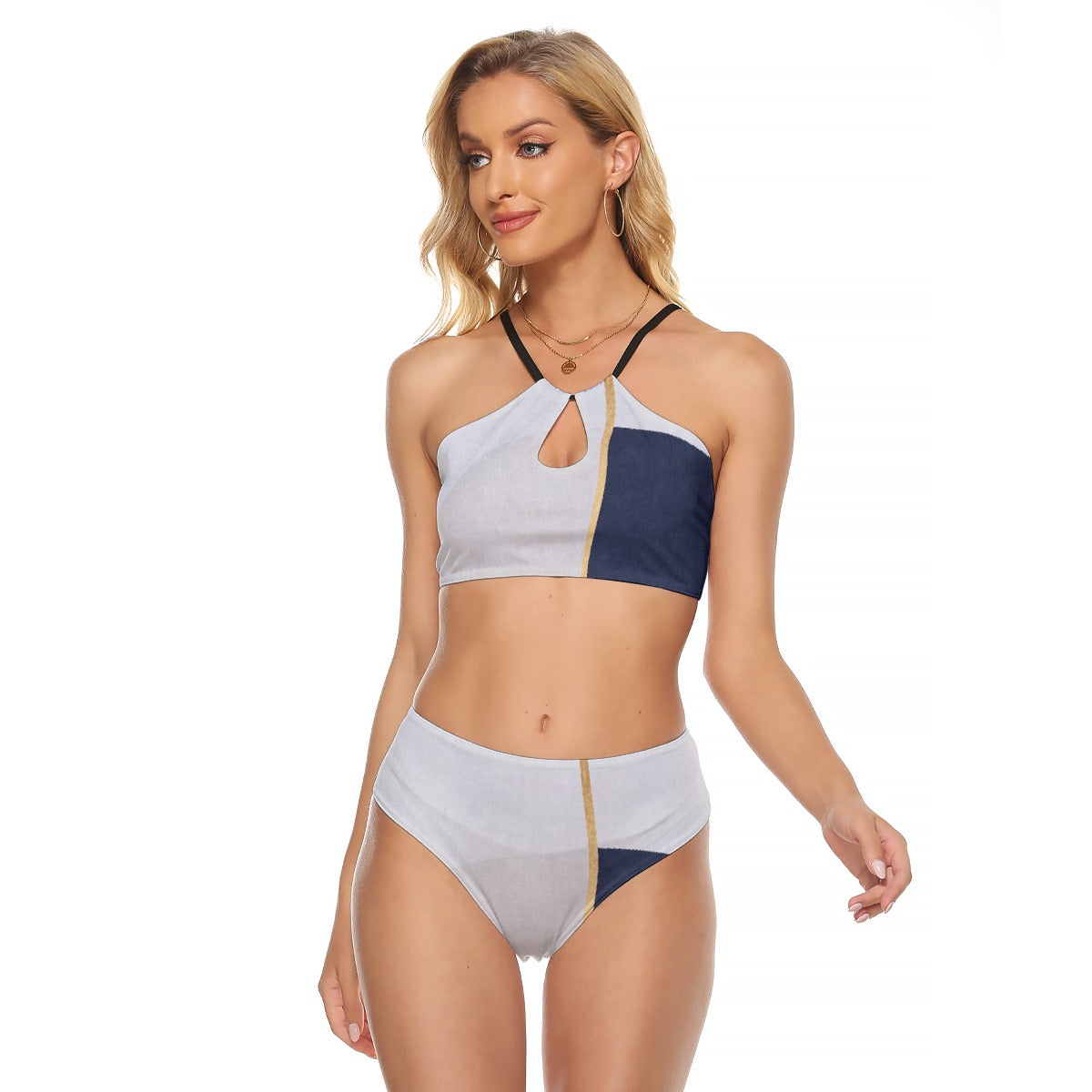 All-Over Print Women's Cami Keyhole One-piece Swimsuit