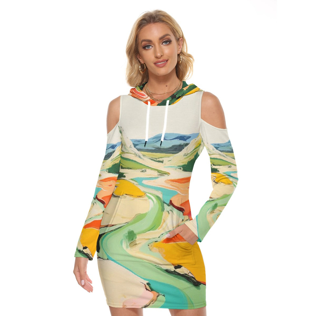 All-Over Print Women's Tight Dress