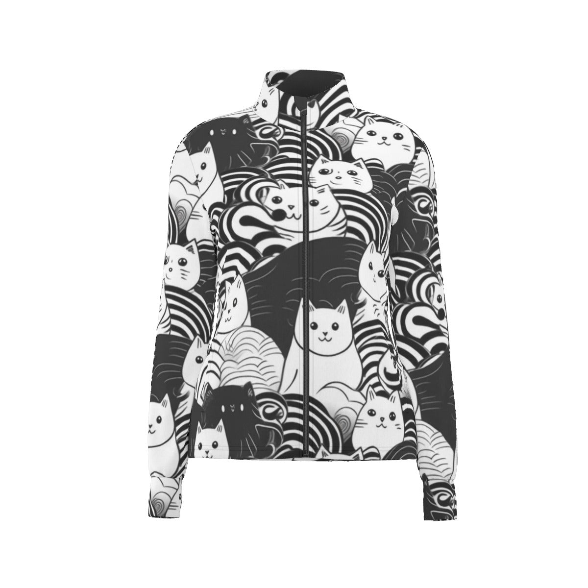 All-Over Print Women's Long Sleeve Thumbhole Jacket