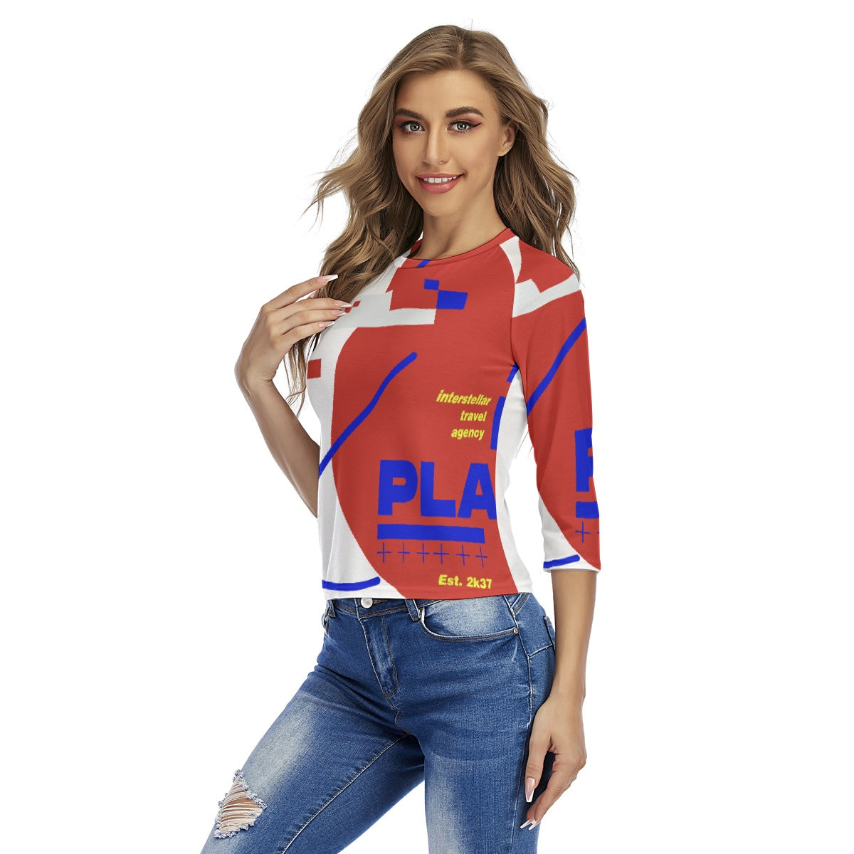 All-Over Print Women's Raglan Sleeves T-shirts