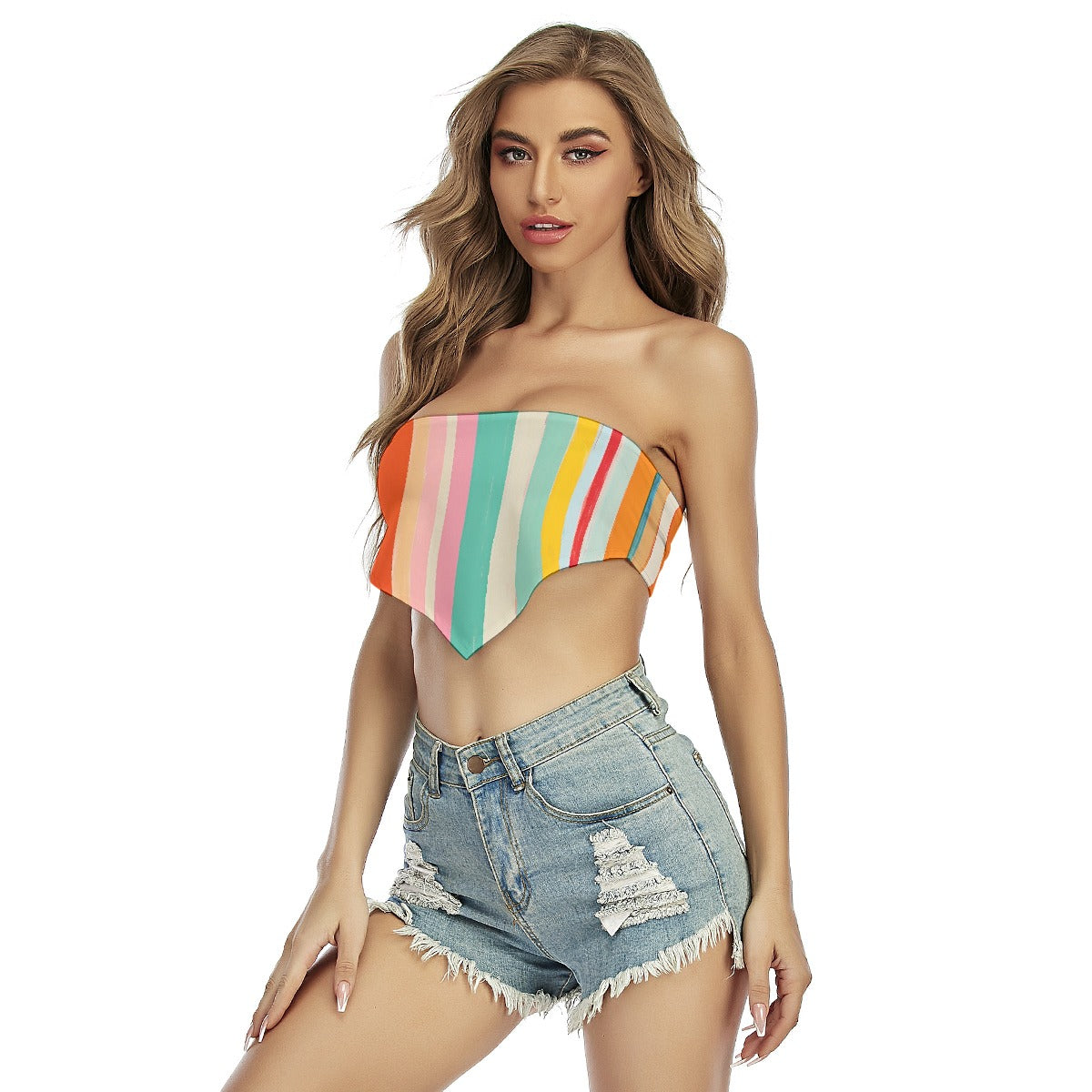 All-Over Print Women's Triangle Tube Top