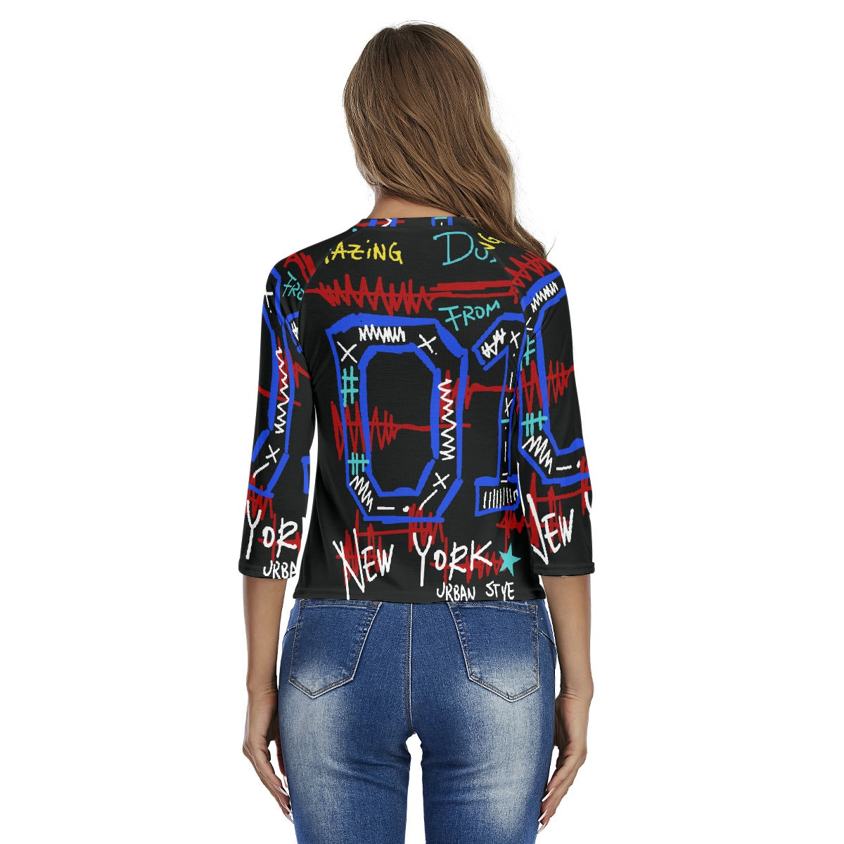 All-Over Print Women's Raglan Sleeves T-shirts