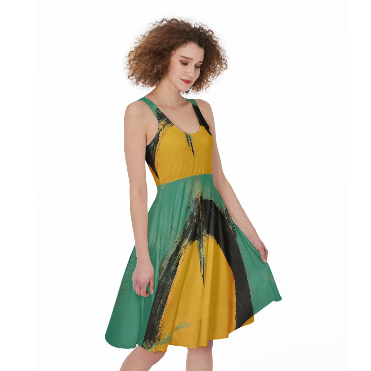 All-Over Print Women's Sleeveless Dress