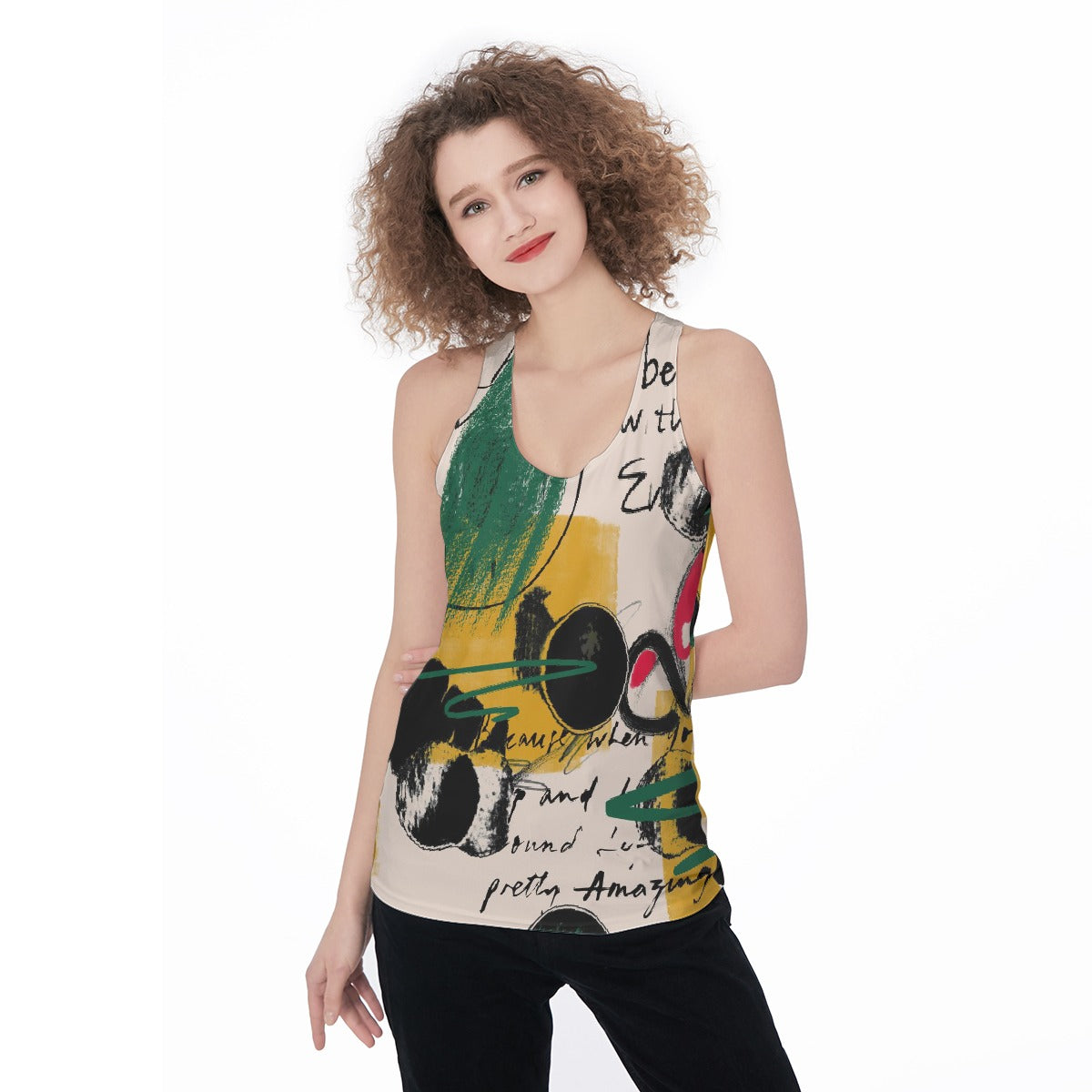 All-Over Print Women's Racerback Tank Top