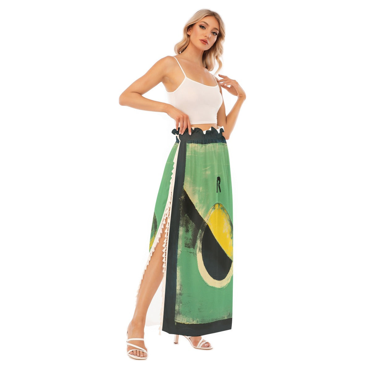 All-Over Print Women's Side Split Skirt