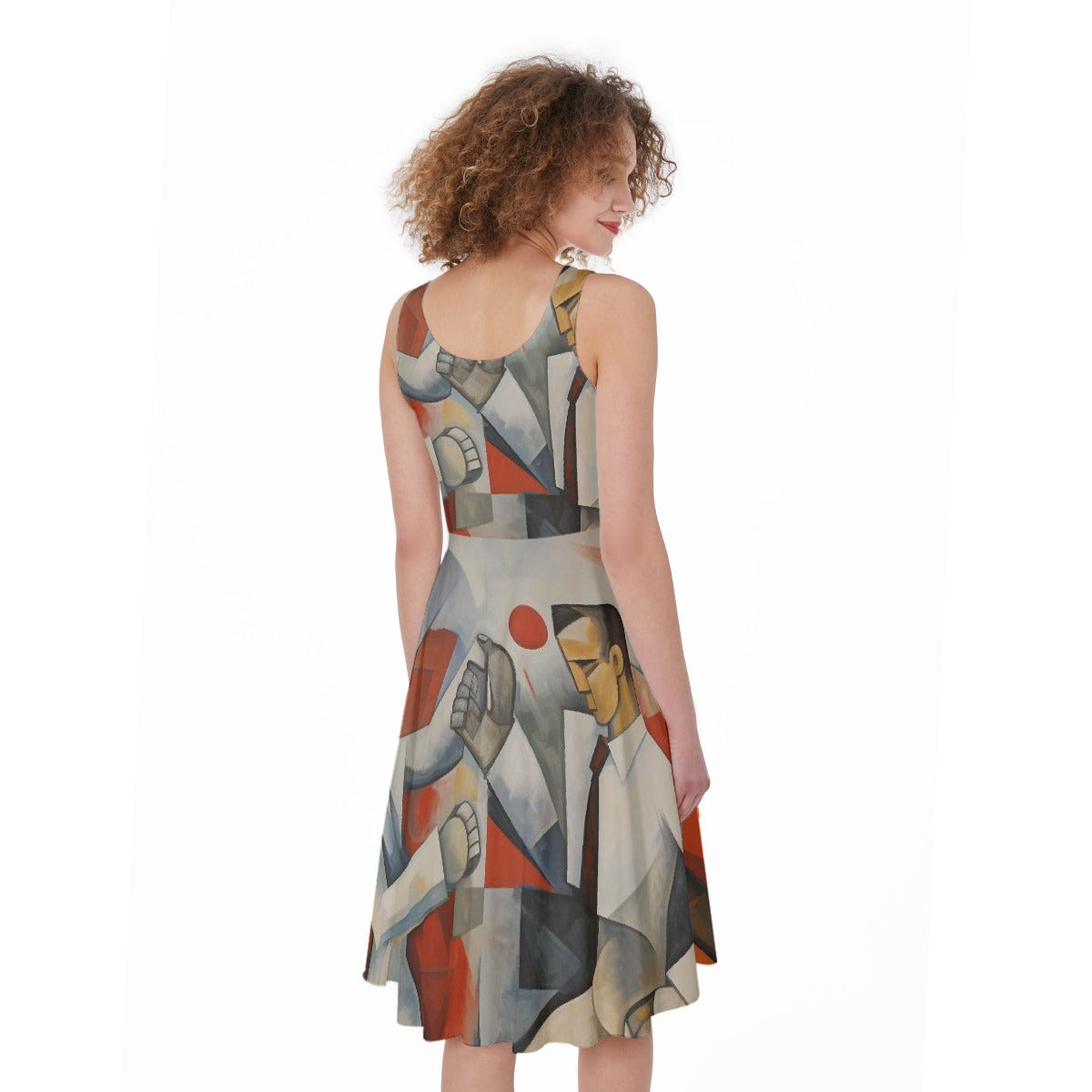 All-Over Print Women's Sleeveless Dress