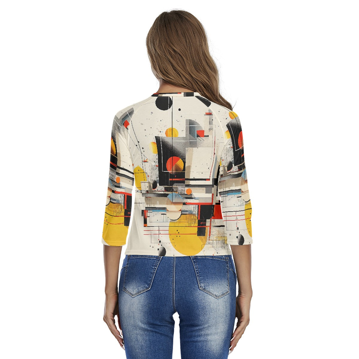 All-Over Print Women's Raglan Sleeves T-shirts