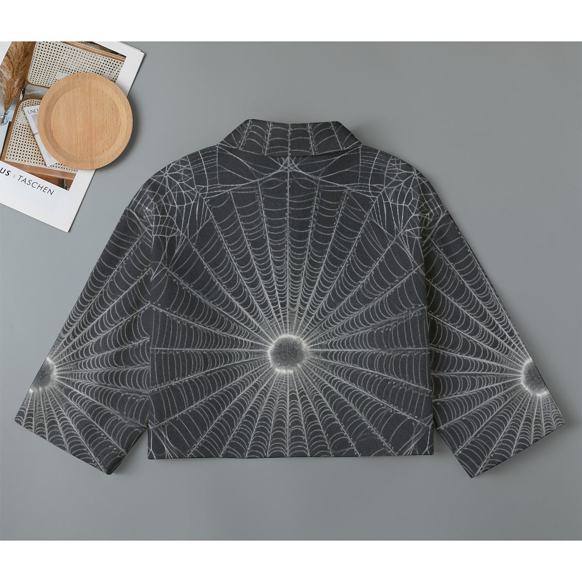 All-Over Print Women's Cropped Jacket | 245GSM Cotton