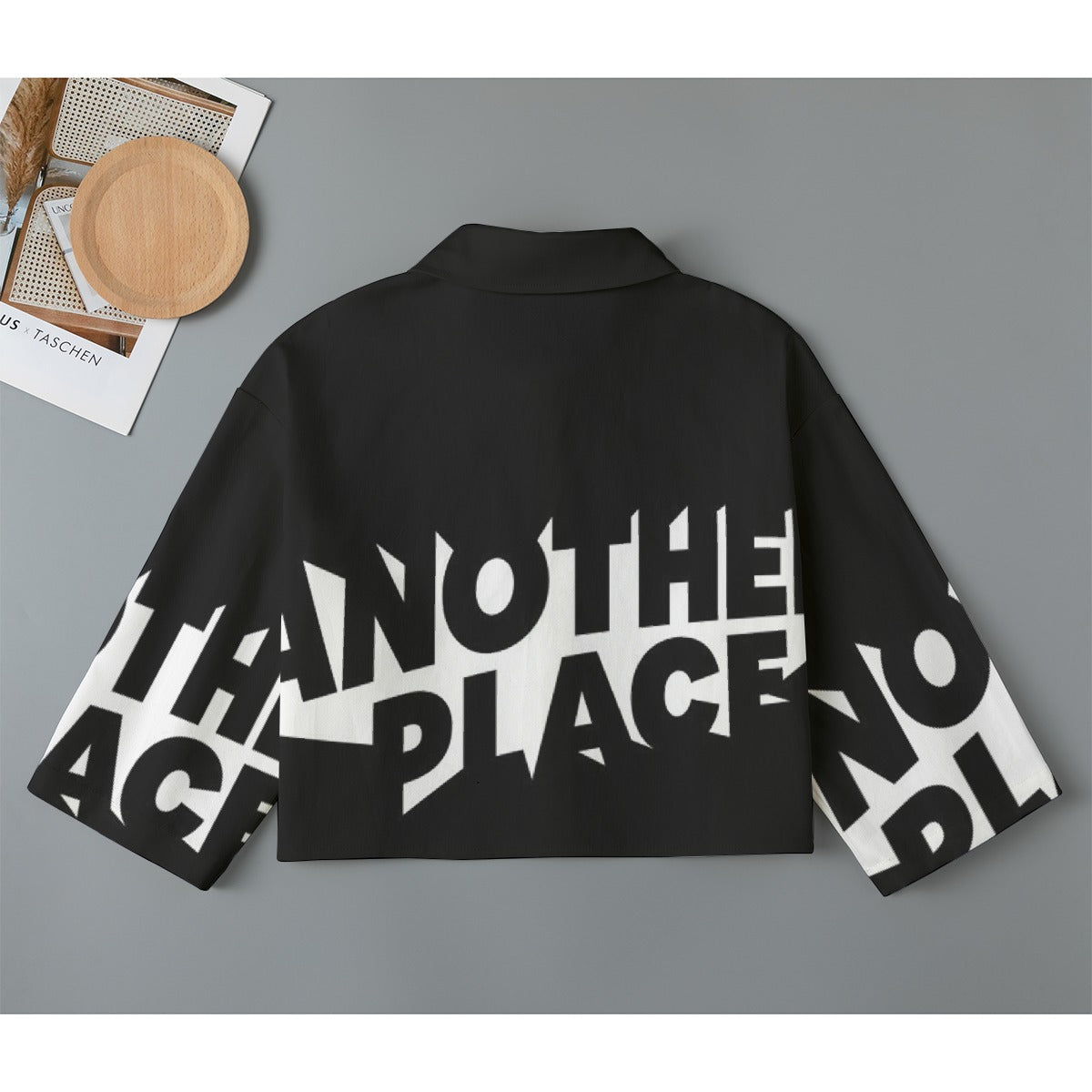 All-Over Print Women's Cropped Jacket | 245GSM Cotton