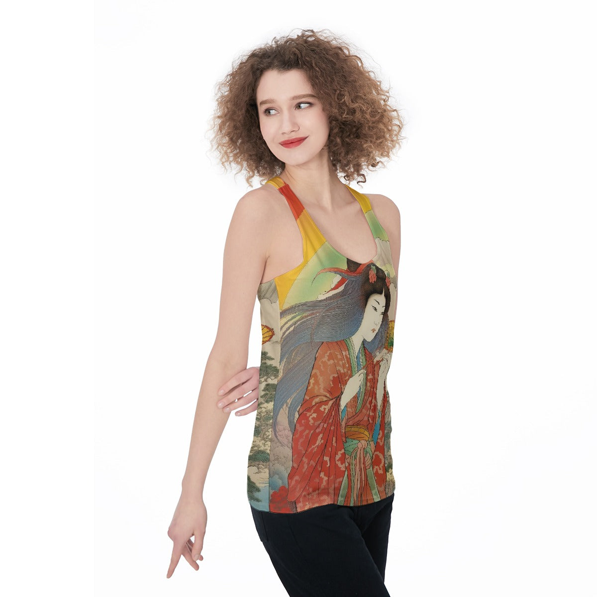 All-Over Print Women's Racerback Tank Top
