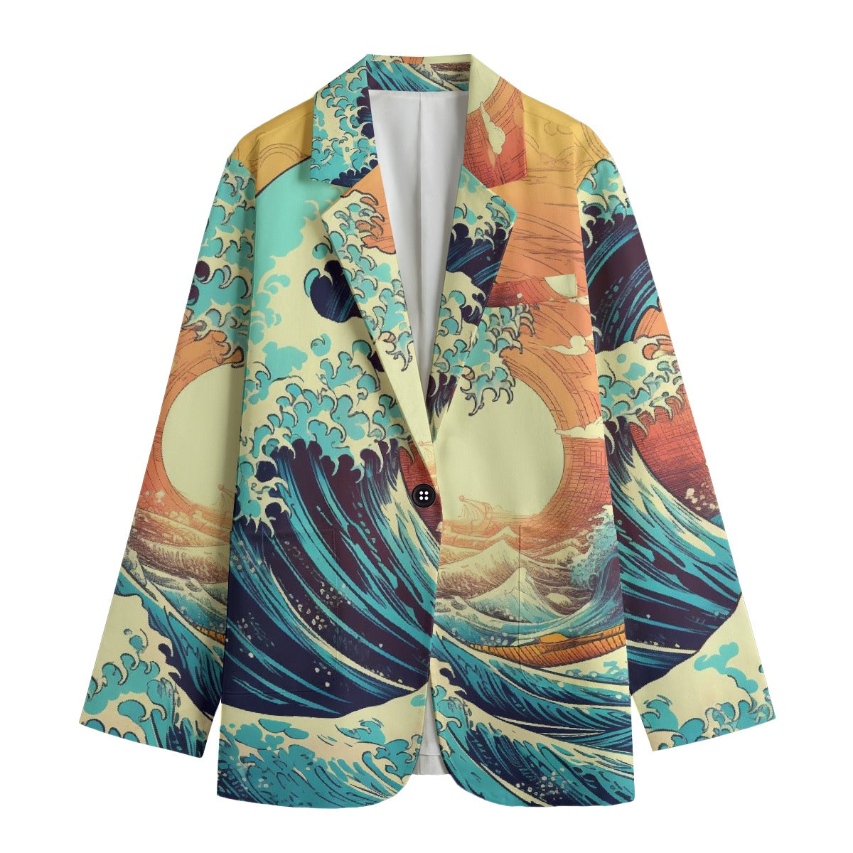 All-Over Print Women's Leisure Blazer