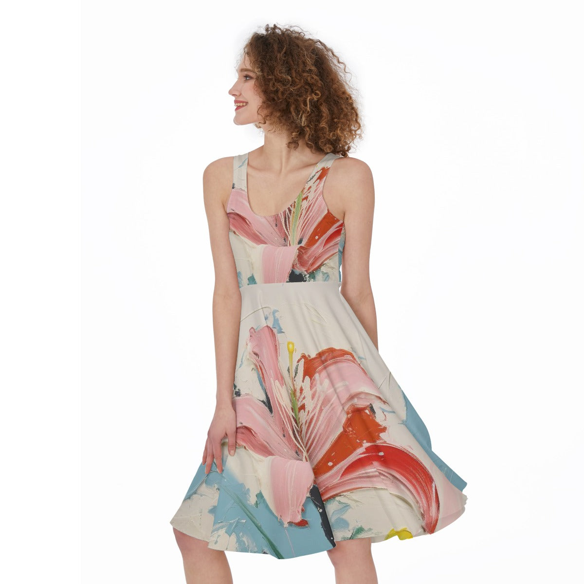 All-Over Print Women's Sleeveless Dress
