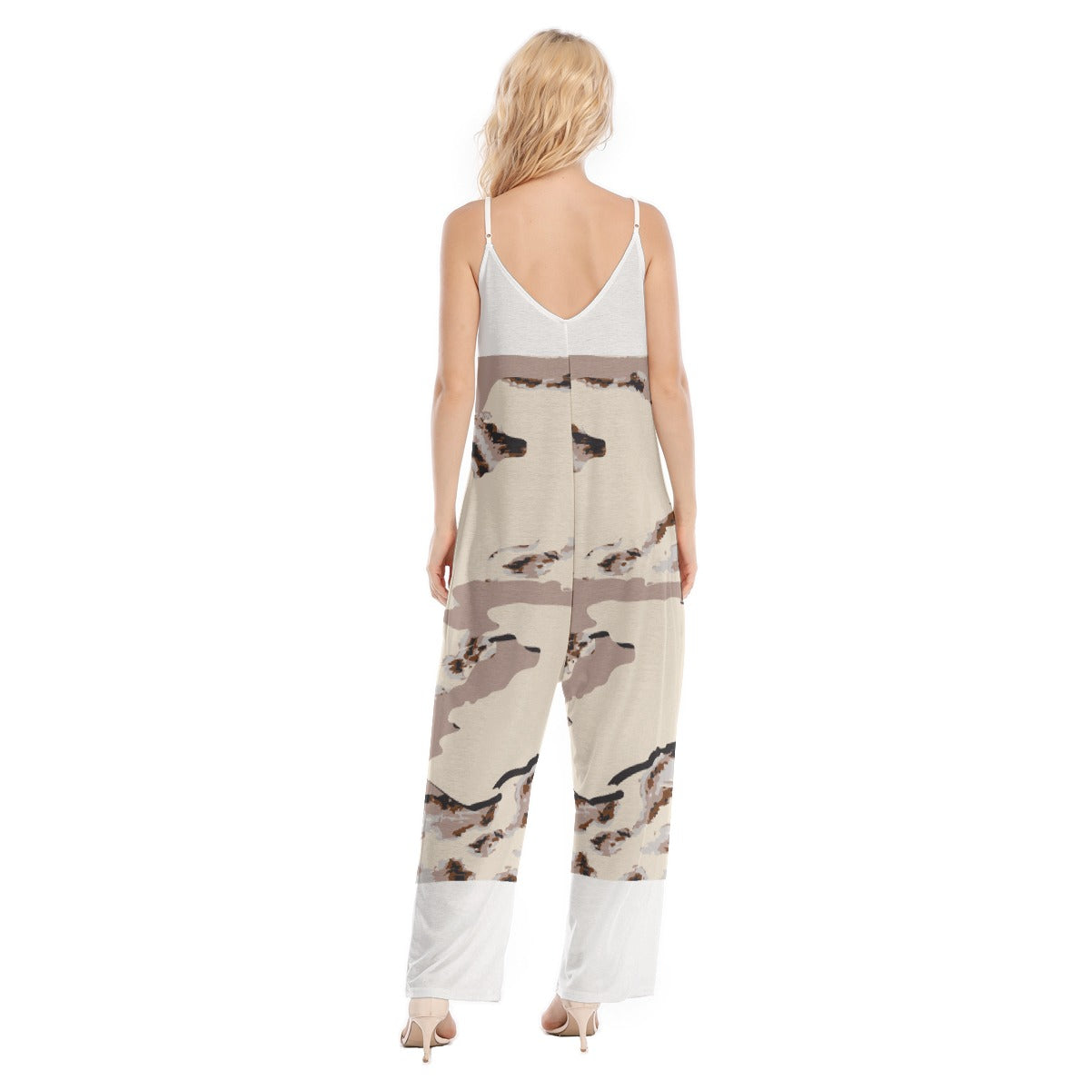 All-Over Print Women's Loose Cami Jumpsuit