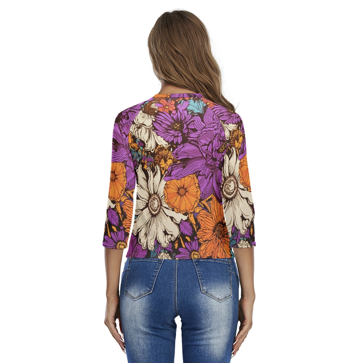 All-Over Print Women's Raglan Sleeves T-shirts