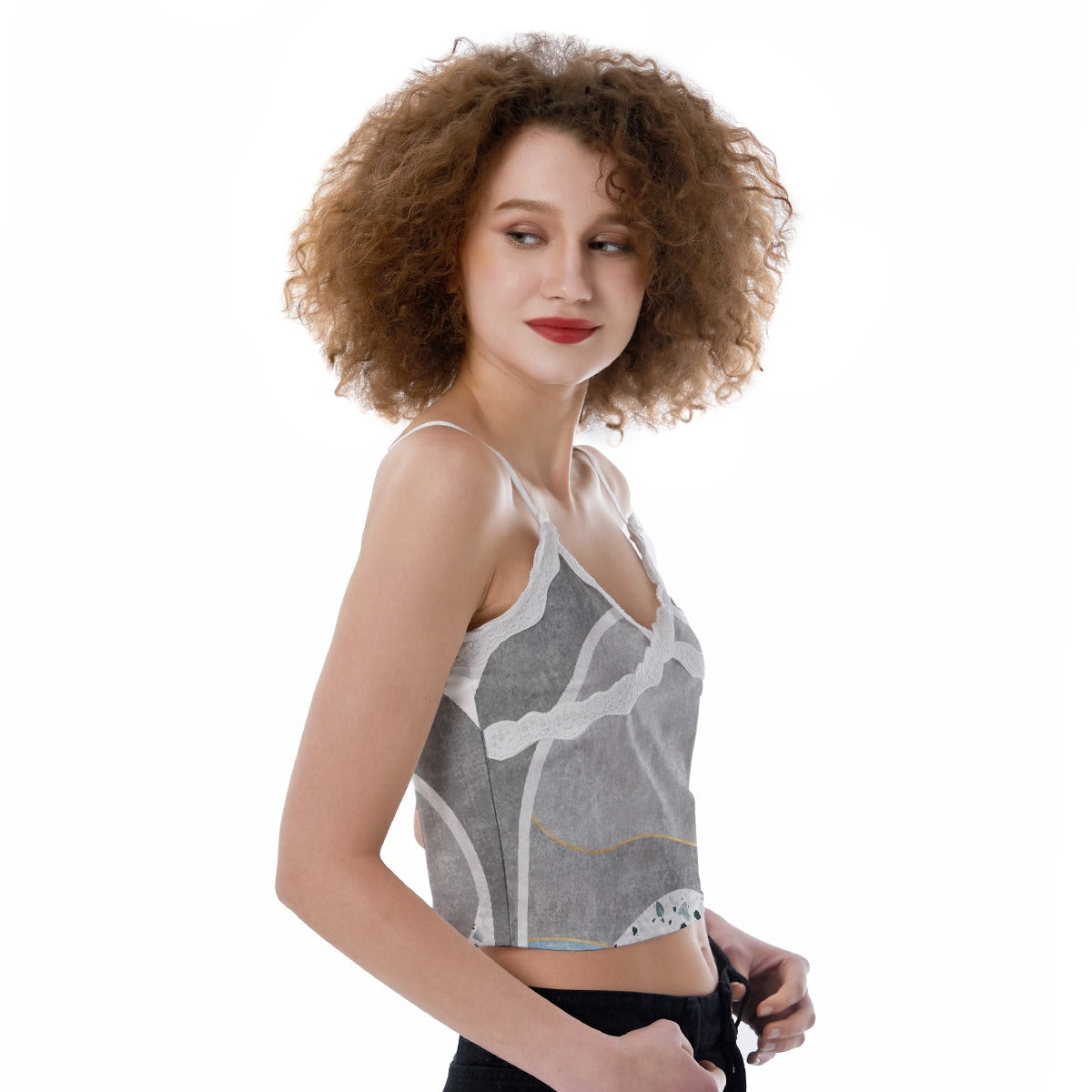 All-Over Print Women's Lace Camisole