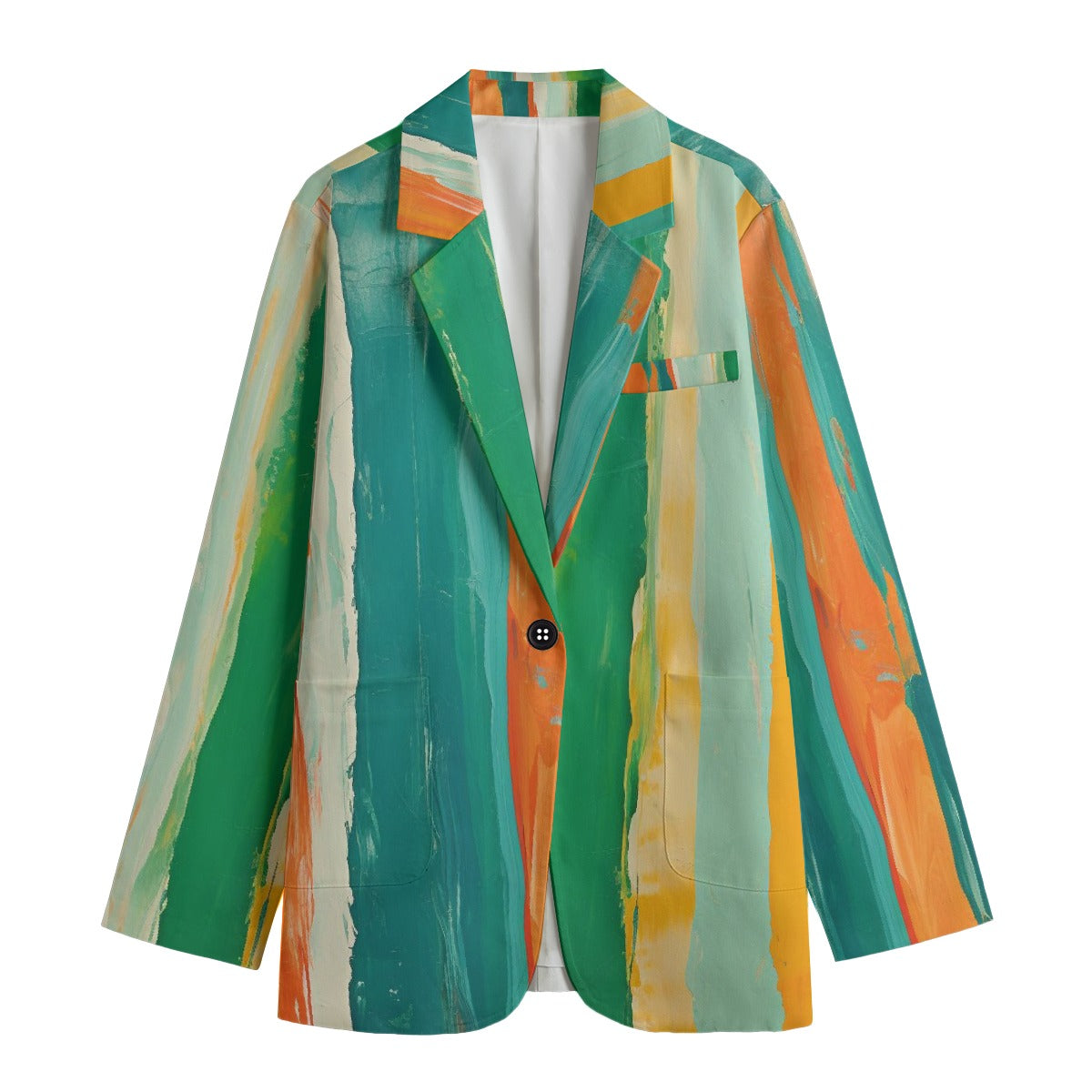 All-Over Print Women's Leisure Blazer