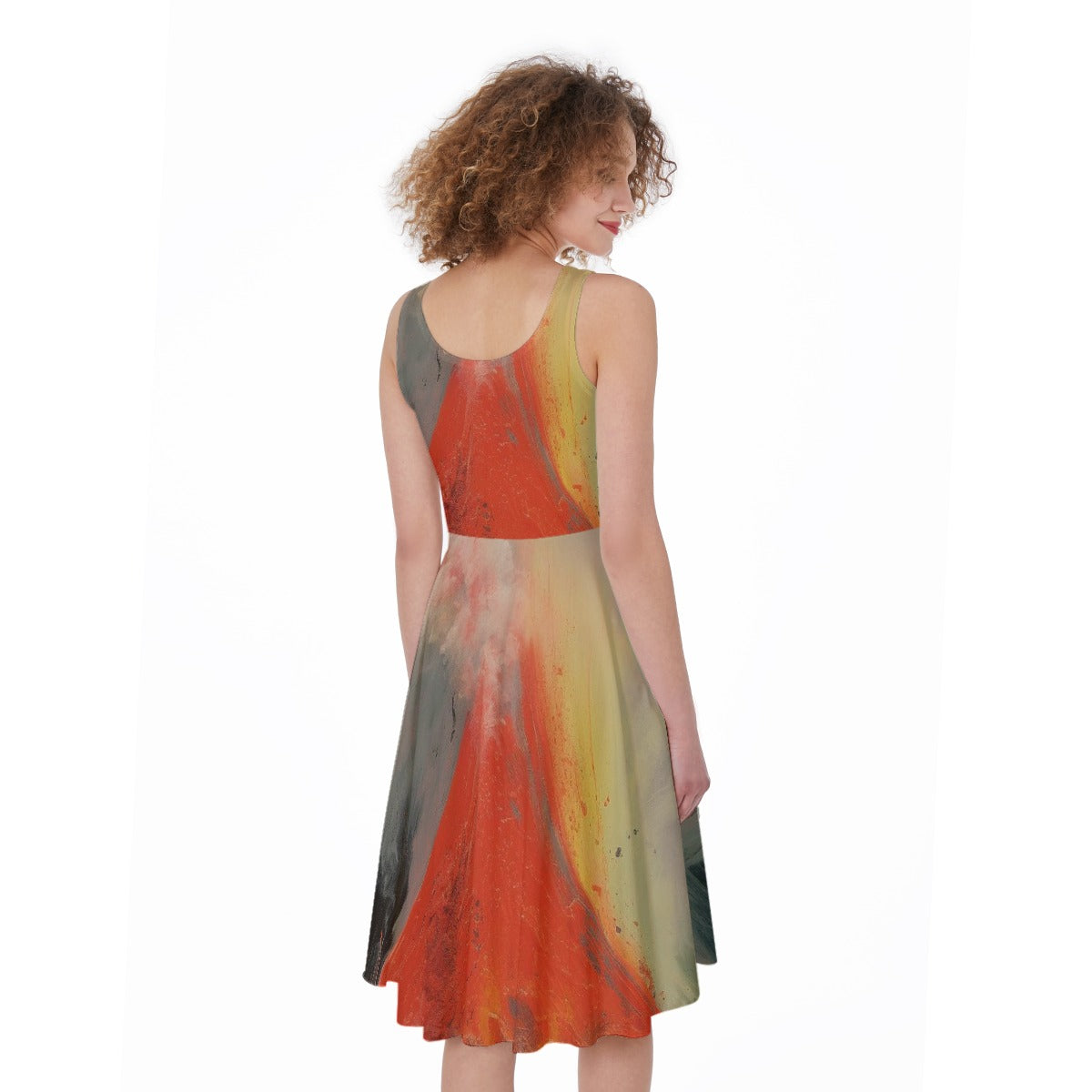 All-Over Print Women's Sleeveless Dress