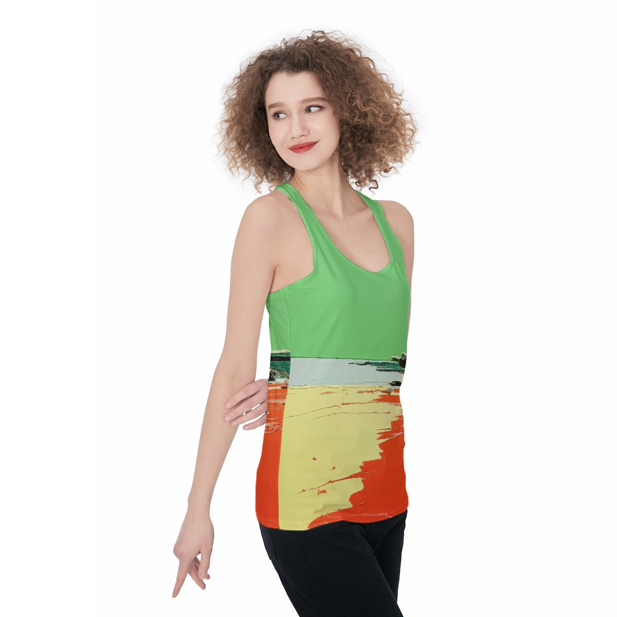 All-Over Print Women's Racerback Tank Top