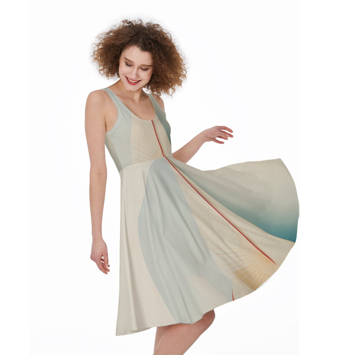 All-Over Print Women's Sleeveless Dress