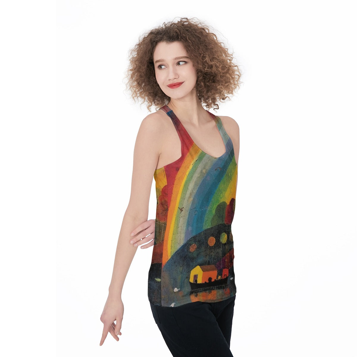 All-Over Print Women's Racerback Tank Top