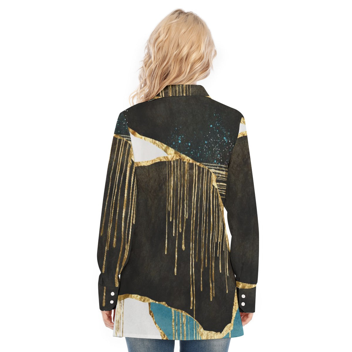 All-Over Print Women's Long Shirt